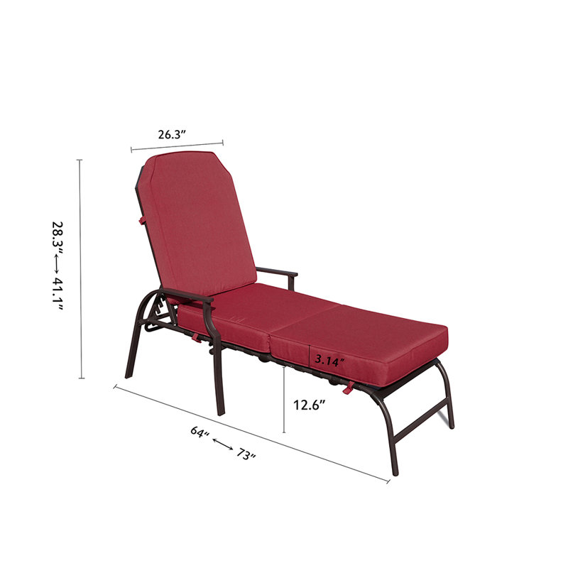Kozyard maya outdoor chaise lounge sales